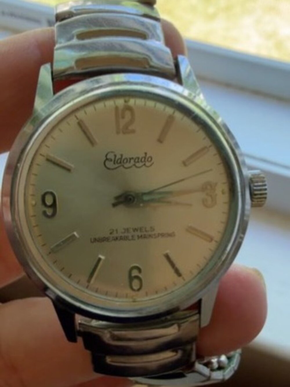 VINTAGE EL DORADO Watch 21 Jewels Mid-Century Design
